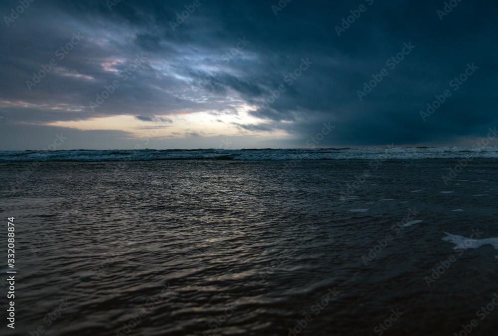 Baltic sea coast in spring time.