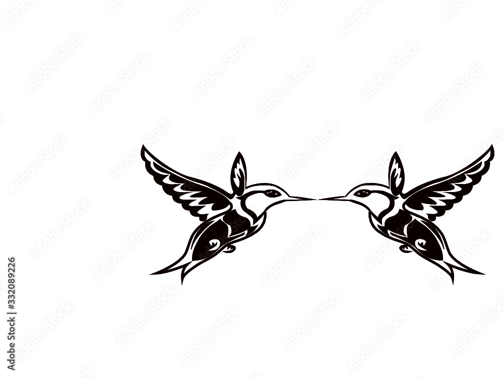 Obraz premium Cute Love Bird