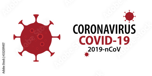 Novel Coronavirus (2019-nCoV). Virus Covid 19-NCP. Background vector illustration.