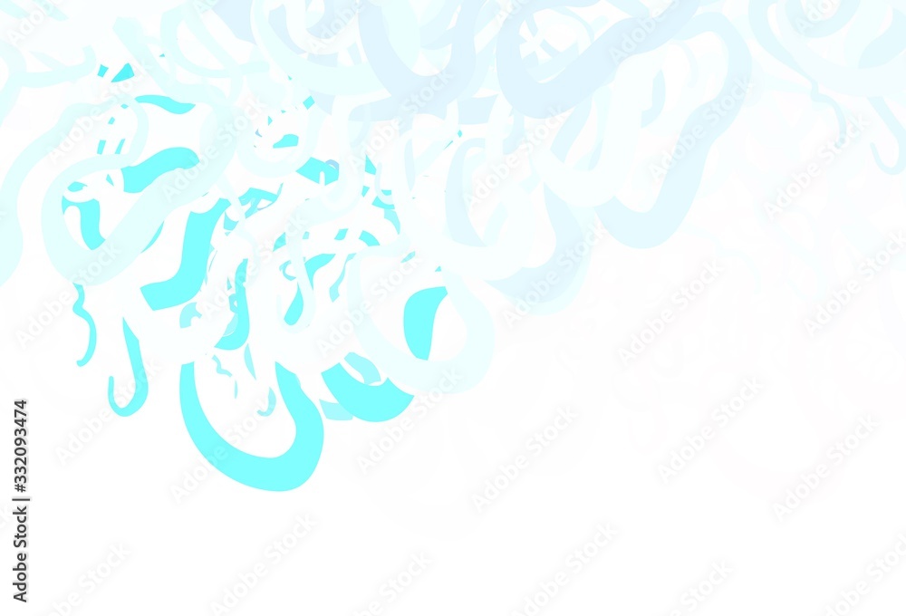 Obraz premium Light Multicolor vector background with bent lines.