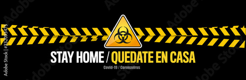 Stay home / Quédate en casa