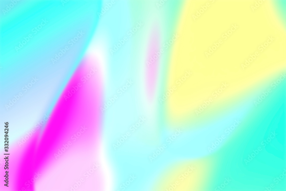 Obraz premium Unicorn Holographic Abstract Background