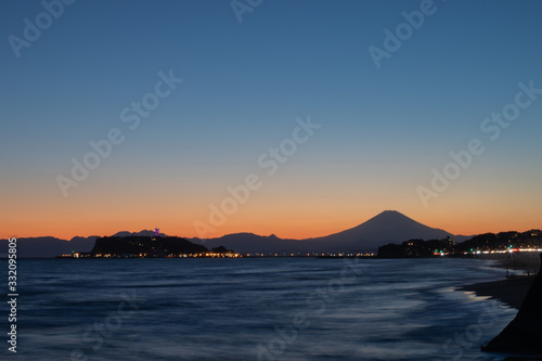 富士夕日２