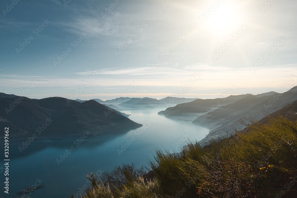 Lago Maggiore Wintersonne