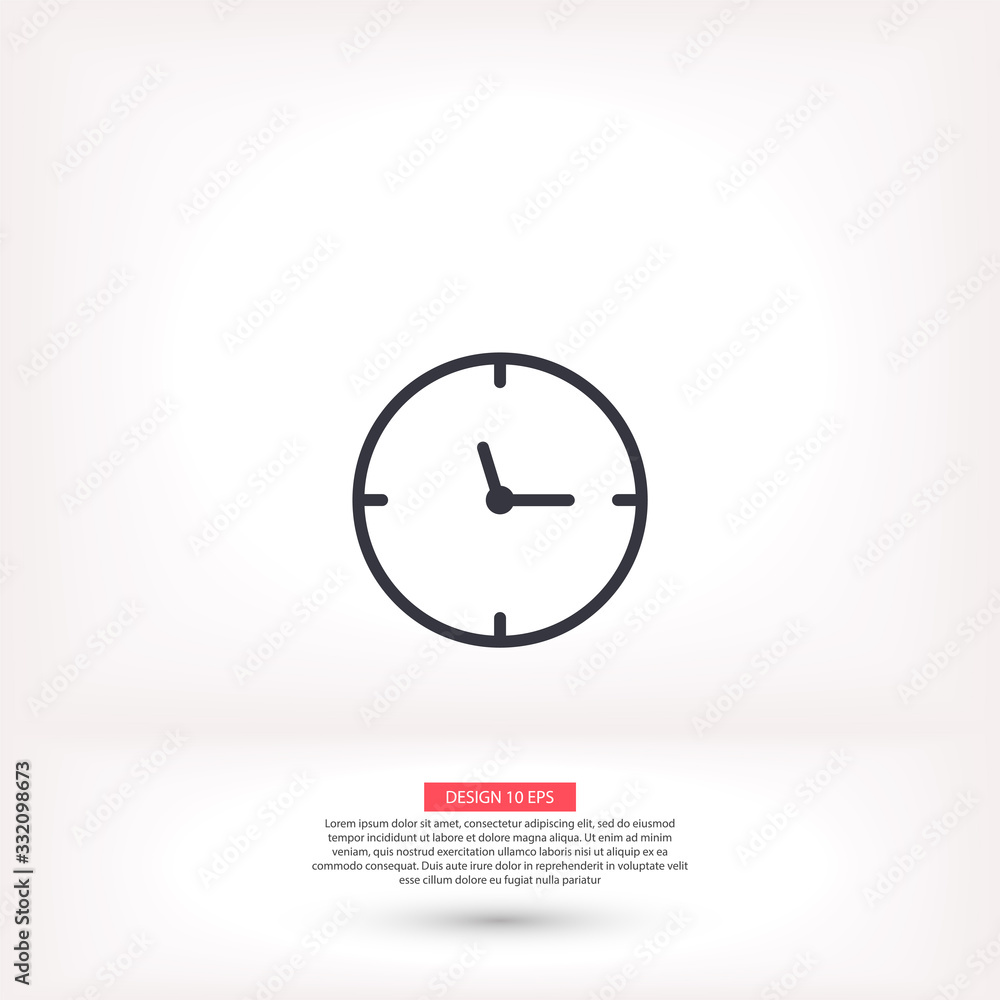 vector icon times , lorem ipsum Flat design vector icon times , lorem ipsum Flat design