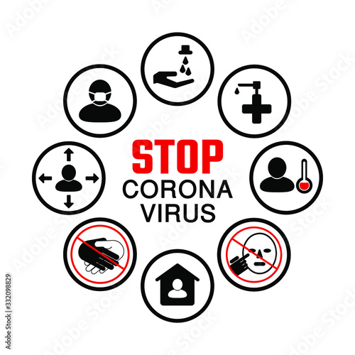 antivirus methods icon set