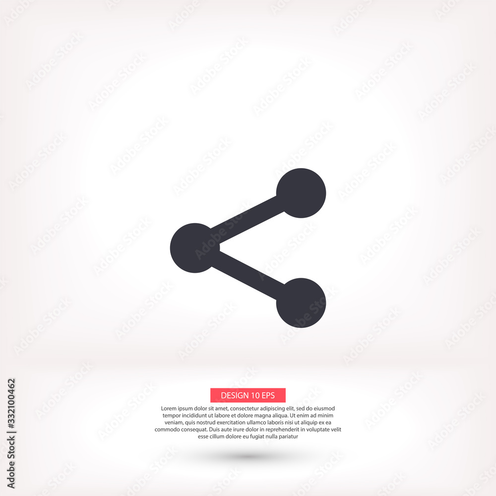 Network vector icon , lorem ipsum Flat design Network vector icon , lorem ipsum Flat design