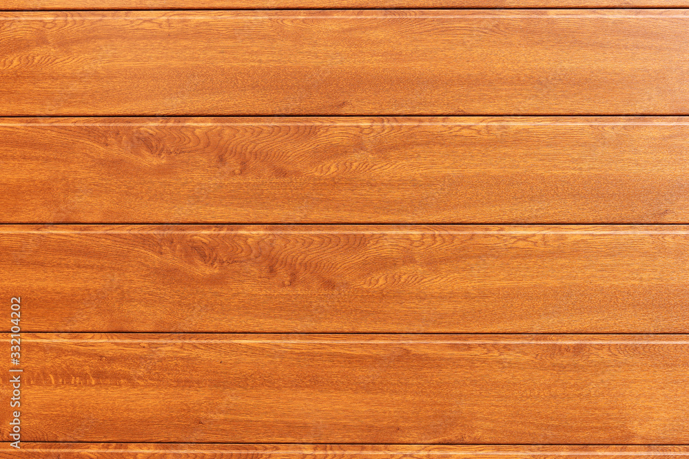 Vinyl plastic planks. New plastic fence in wood look Vinyl plastic planks. New plastic fence in wood look