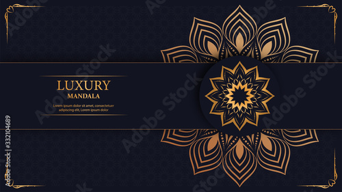 Luxury mandala arabesque ornamental background