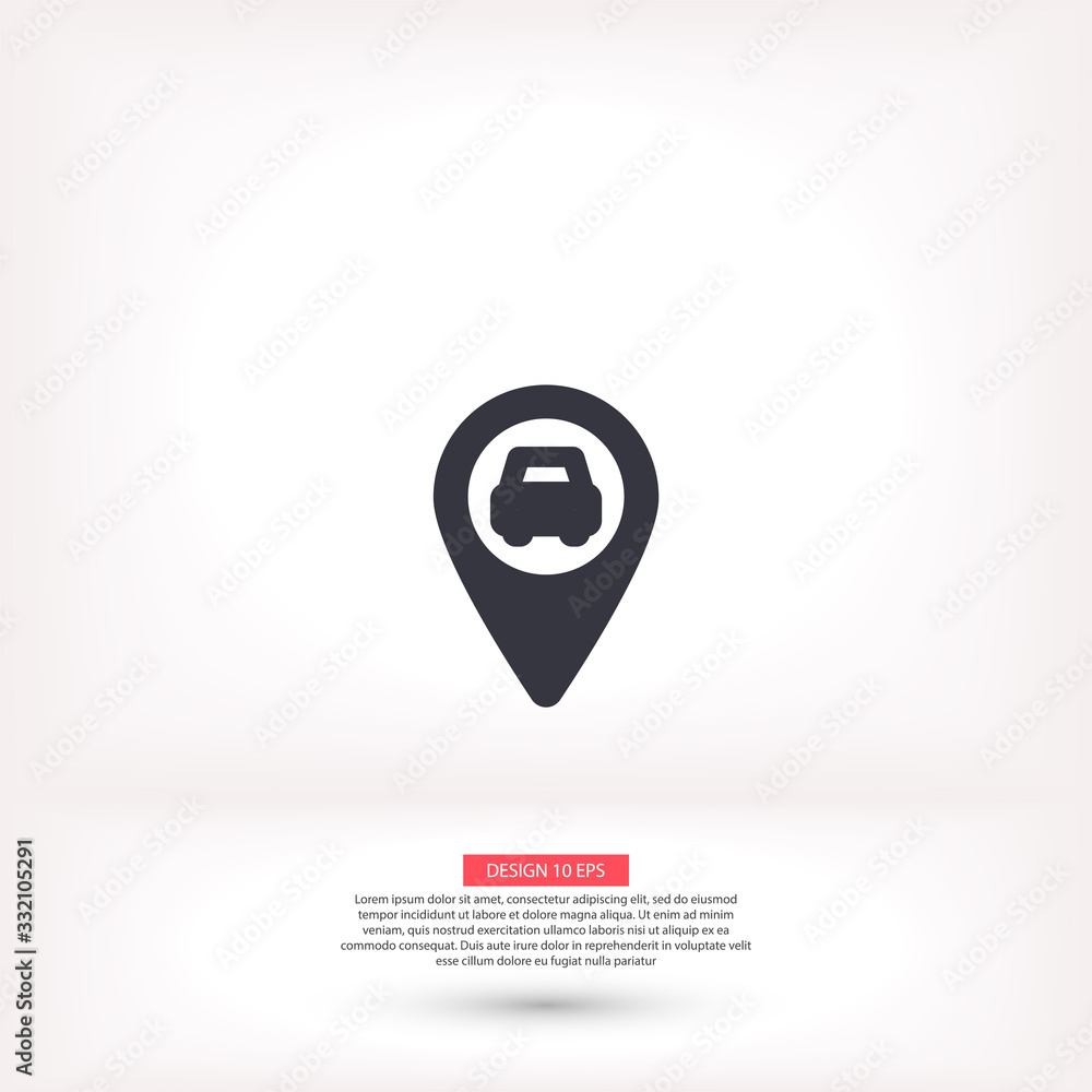 Navigation vector icon , lorem ipsum Flat design Navigation vector icon , lorem ipsum Flat design