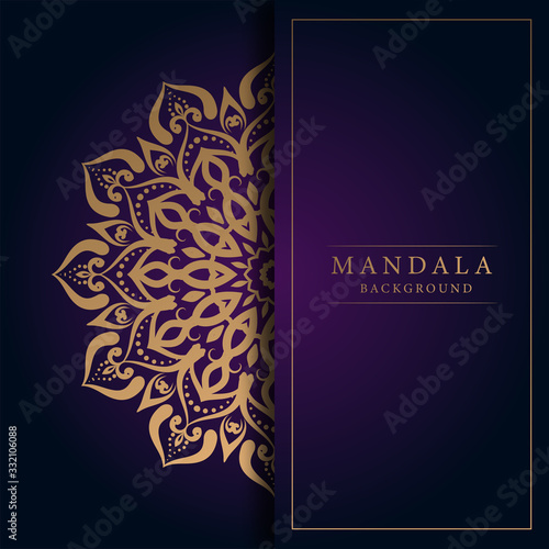 Luxury mandala arabesque ornamental background
