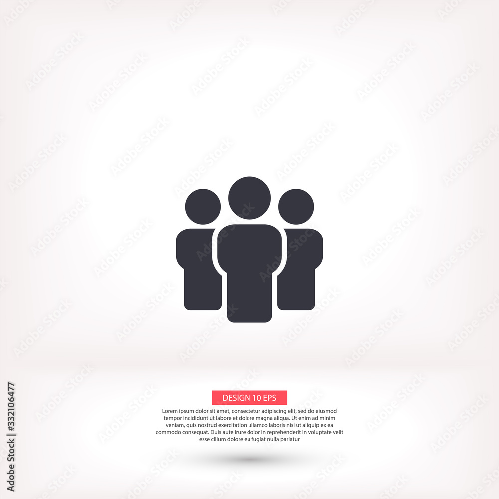 Vector people icon design 10 eps illustration Vector people icon design 10 eps illustration