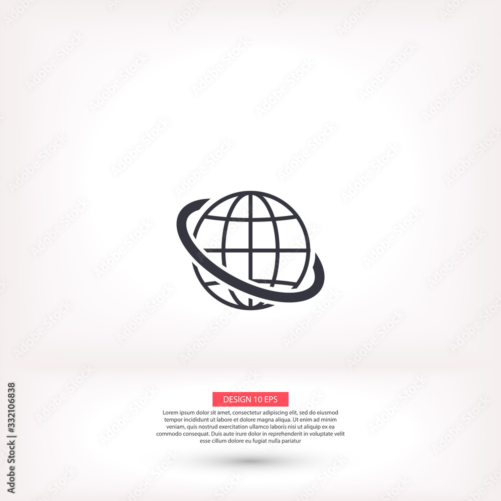 World Vector icon design 10 eps illustration