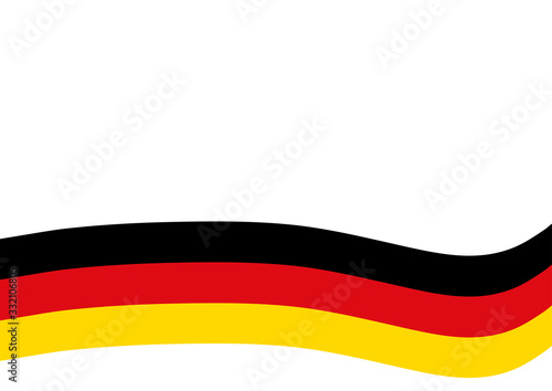 deutsche Flagge als Banner  Schleife