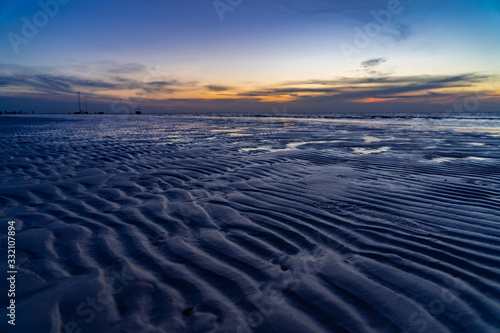Sunset in Holbox beach