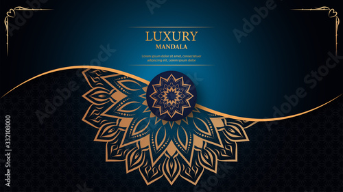 Luxury mandala arabesque ornamental background