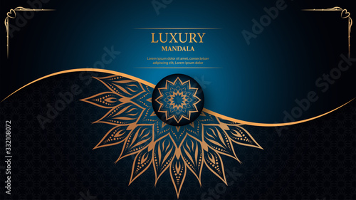 Luxury mandala arabesque ornamental background