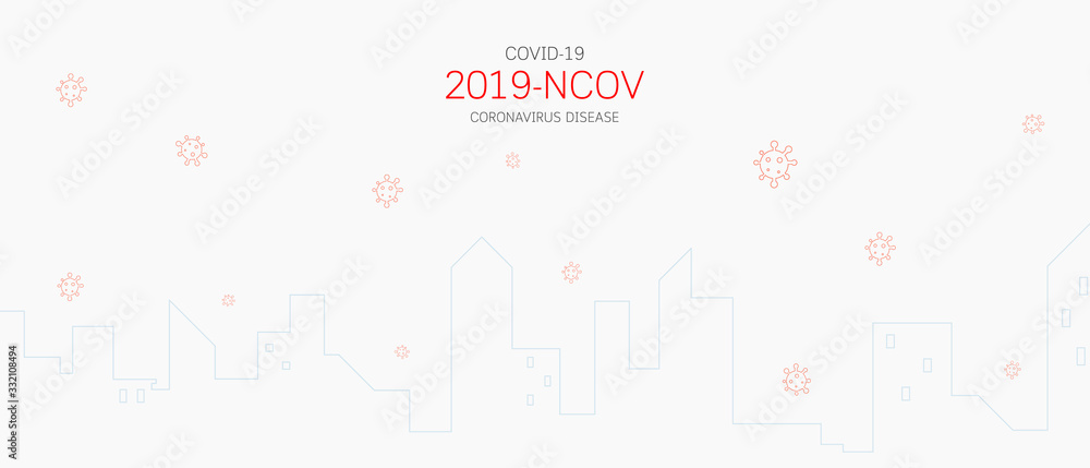 Novel Coronavirus (2019-nCoV). COVID-19. Global virus and disease spread. China pathogen respiratory infection. Vector illustration. Novel Coronavirus (2019-nCoV). COVID-19. Global virus and disease spread. China pathogen respiratory infection. Vector illustration.