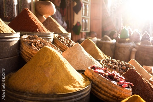 Fototapeta Naklejka Na Ścianę i Meble -  spices in marrakech