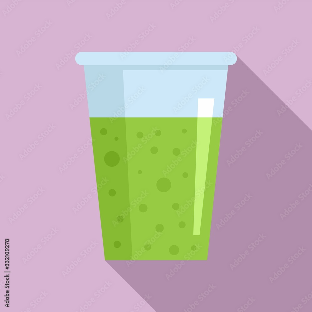 Celery juice glass icon. Flat illustration of celery juice glass vector icon for web design Celery juice glass icon. Flat illustration of celery juice glass vector icon for web design