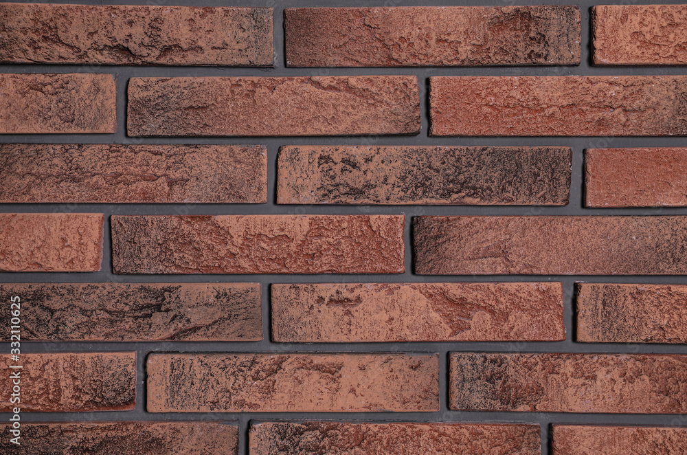 Fototapeta premium Texture of brick wall as background. Simple design