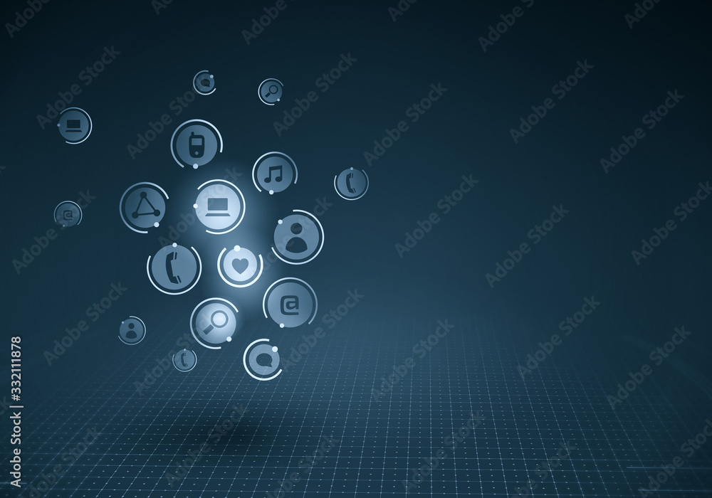 Innovative technologies image . Mixed media Innovative technologies image . Mixed media