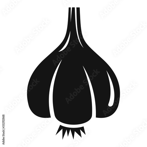 Garlic icon. Simple illustration of garlic vector icon for web design isolated on white background