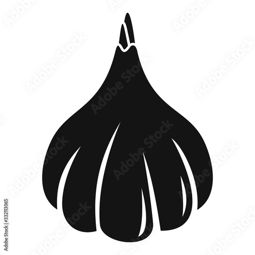 Condiment garlic icon. Simple illustration of condiment garlic vector icon for web design isolated on white background