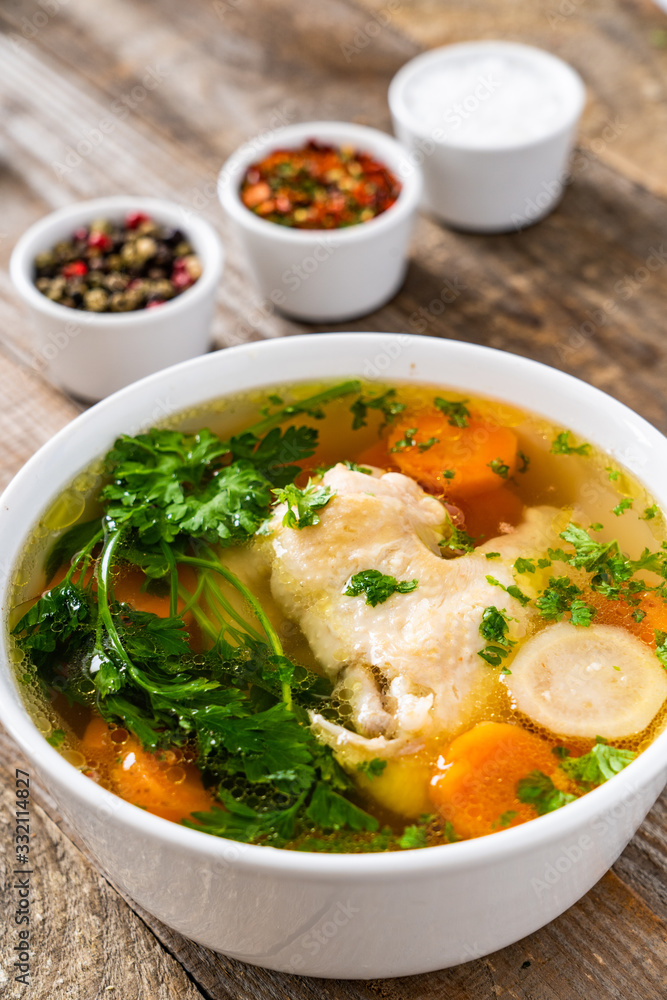 Broth - chicken soup Broth - chicken soup