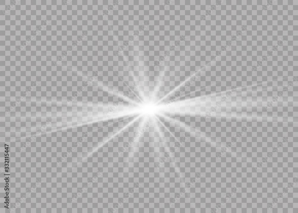 Glow isolated white transparent light effect set, lens flare, explosion, glitter, line, sun flash, spark and stars. Glow isolated white transparent light effect set, lens flare, explosion, glitter, line, sun flash, spark and stars.