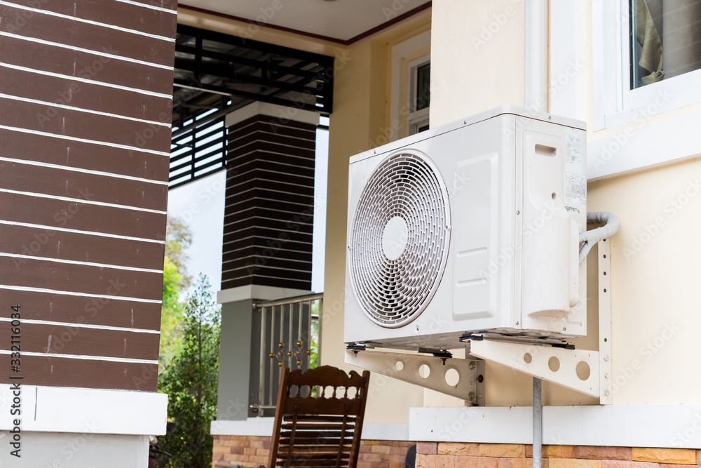 air conditioning fixed to a wall air conditioning fixed to a wall