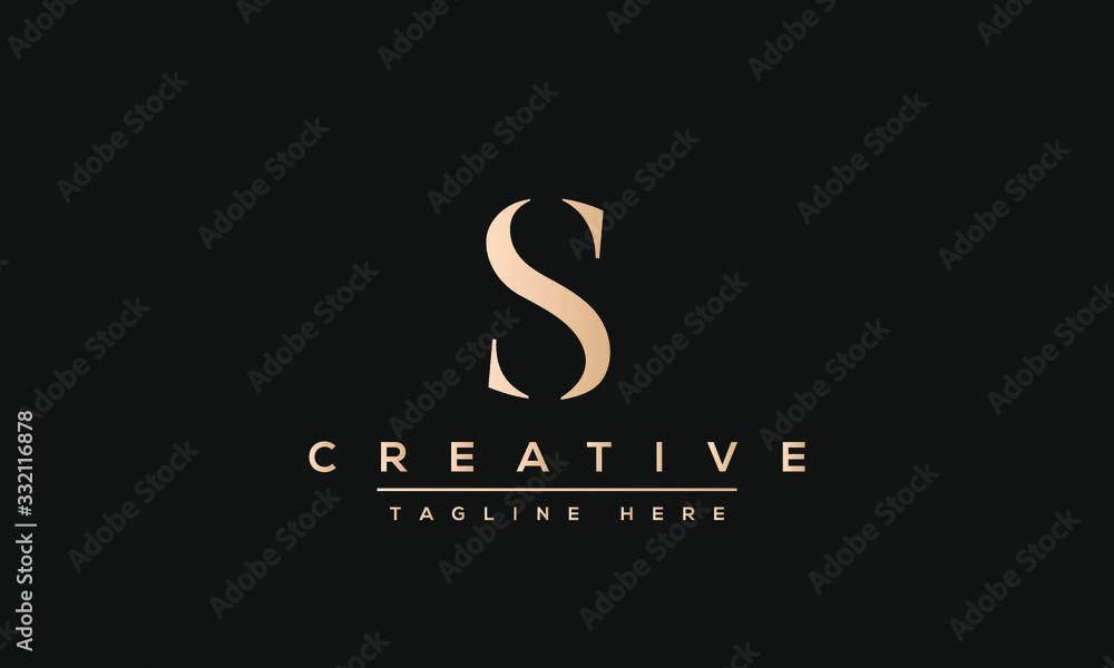 Simple Elegant Letter S Logo Design. Modern minimalist S SS creative initials based vector icon template. Simple Elegant Letter S Logo Design. Modern minimalist S SS creative initials based vector icon template.