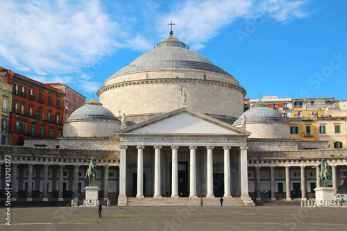 The church of San Francesco di Paola, Naples, Italy