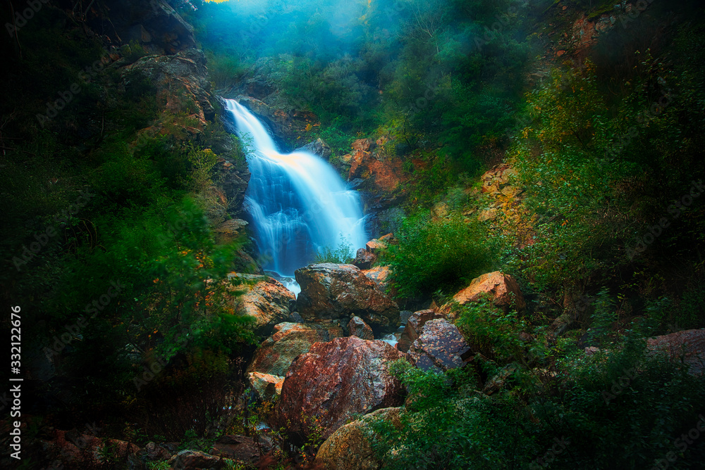 Galasia waterfall, in the Aspromonte national park.