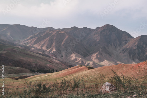 Mountain range in Kyrgyzstan