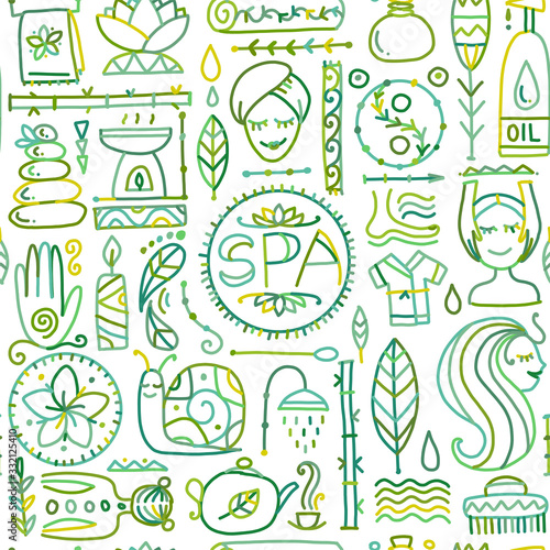 Spa salon background for your design