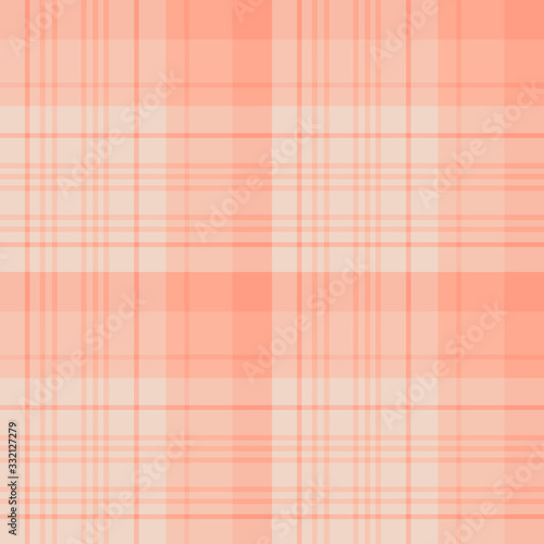 Seamless pattern in exquisite light orange colors for plaid, fabric, textile, clothes, tablecloth and other things. Vector image.