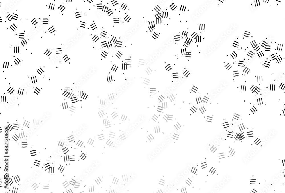 Light Gray vector background with straight lines, dots. Light Gray vector background with straight lines, dots.