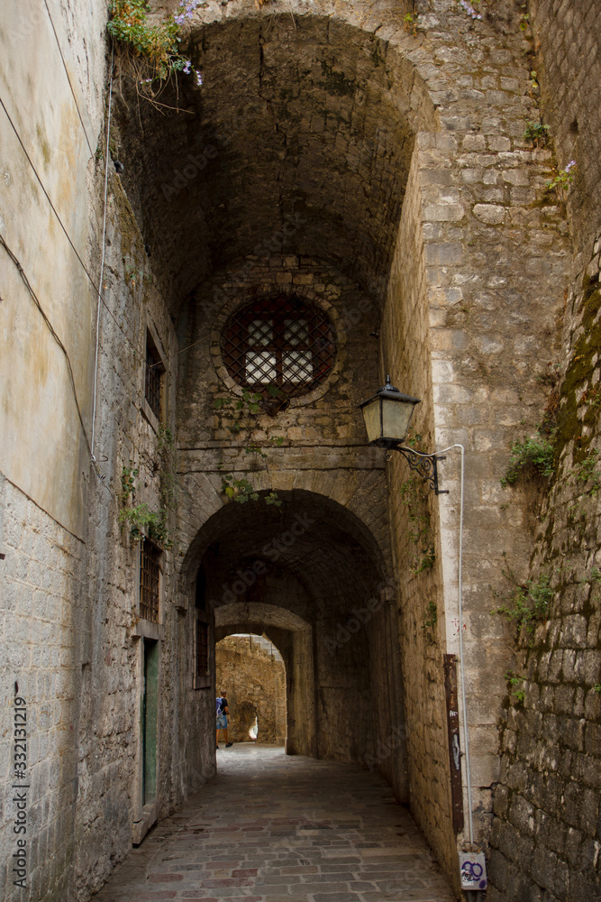 Old town of Kotor in Montenegro