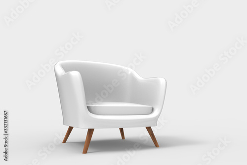 Chair. 3D rendering.