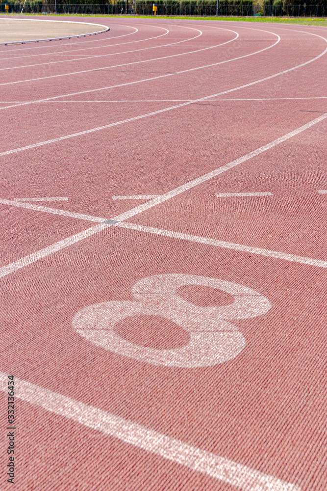 old-fashioned athletics track