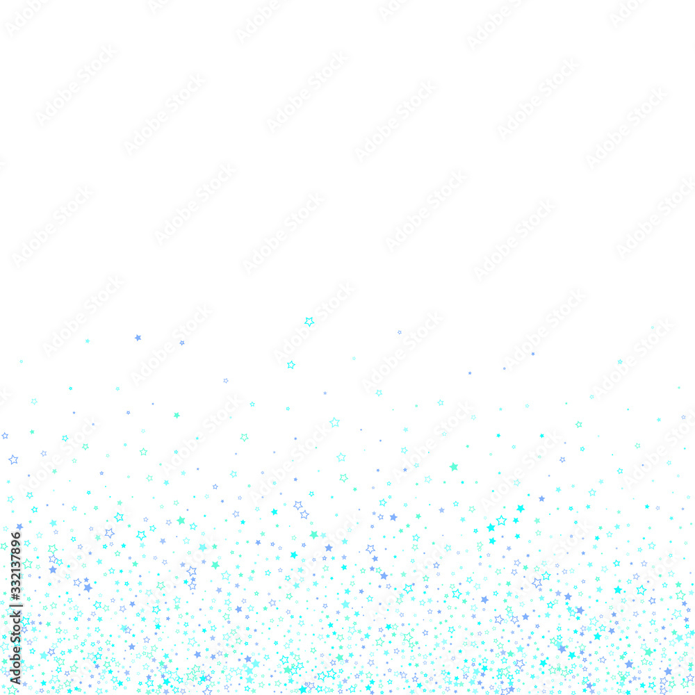 Blue, cyan, turquoise glitter stars confetti Blue, cyan, turquoise glitter stars confetti