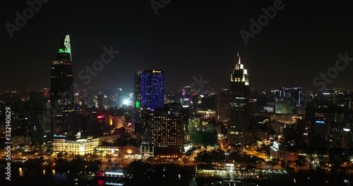 Wallpaper Mural ho chi minh city vietnam lights up Torontodigital.ca