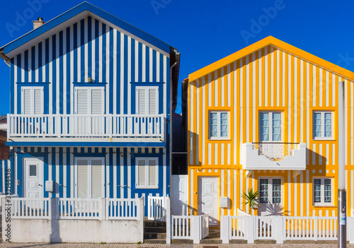 Stripes house in Costa Nova beach