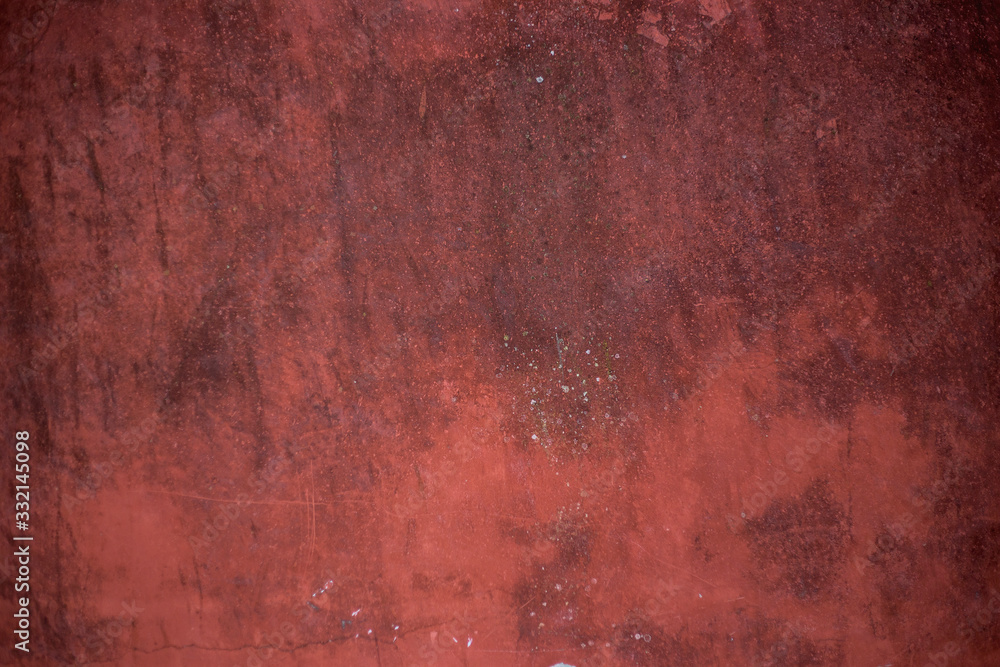 stained red stucco texture