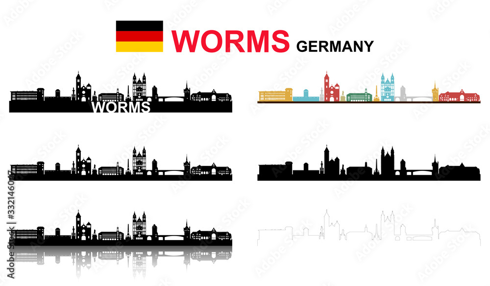 Worms großes Set