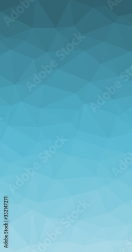 Low Polygonal Computation Art background illustration