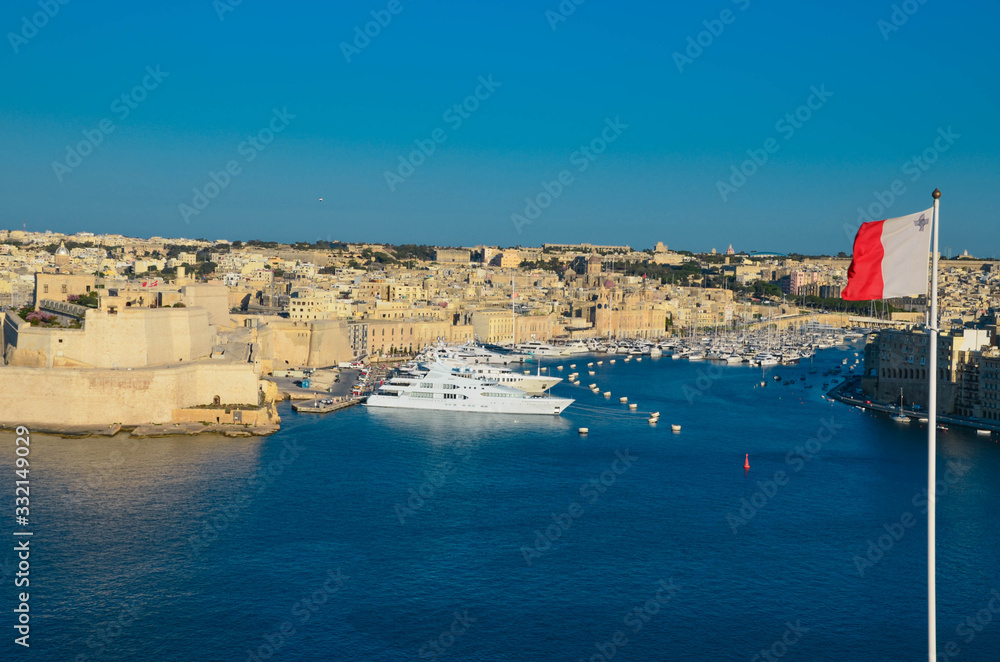 Stolica Malty Valetta krajobraz