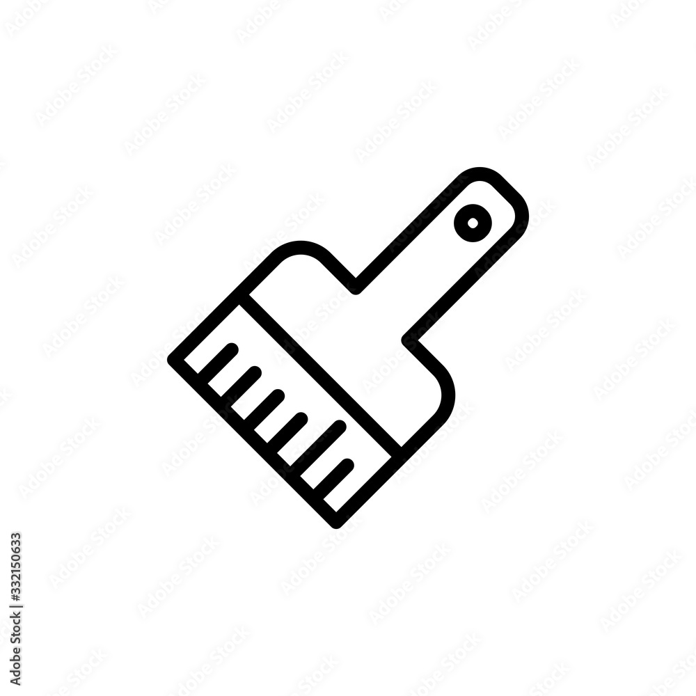 Vector illustration, paintbrush icon design Vector illustration, paintbrush icon design