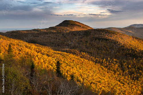 MacDonough Mountain in Autumn in the Adirondacks 